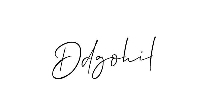 You should practise on your own different ways (Allison_Script) to write your name (Ddgohil) in signature. don't let someone else do it for you. Ddgohil signature style 2 images and pictures png