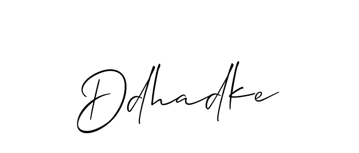 Ddhadke stylish signature style. Best Handwritten Sign (Allison_Script) for my name. Handwritten Signature Collection Ideas for my name Ddhadke. Ddhadke signature style 2 images and pictures png