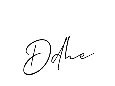 if you are searching for the best signature style for your name Ddhe. so please give up your signature search. here we have designed multiple signature styles  using Allison_Script. Ddhe signature style 2 images and pictures png