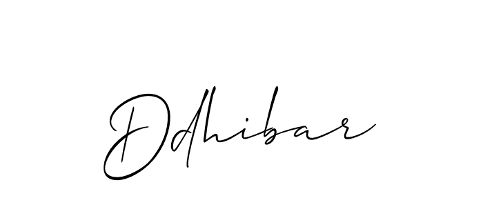 The best way (Allison_Script) to make a short signature is to pick only two or three words in your name. The name Ddhibar include a total of six letters. For converting this name. Ddhibar signature style 2 images and pictures png