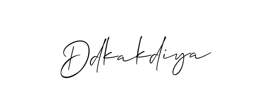 Make a beautiful signature design for name Ddkakdiya. Use this online signature maker to create a handwritten signature for free. Ddkakdiya signature style 2 images and pictures png