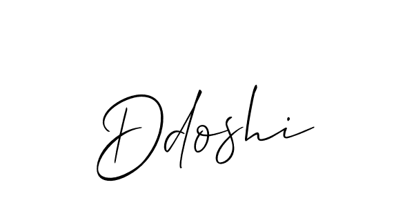 You should practise on your own different ways (Allison_Script) to write your name (Ddoshi) in signature. don't let someone else do it for you. Ddoshi signature style 2 images and pictures png