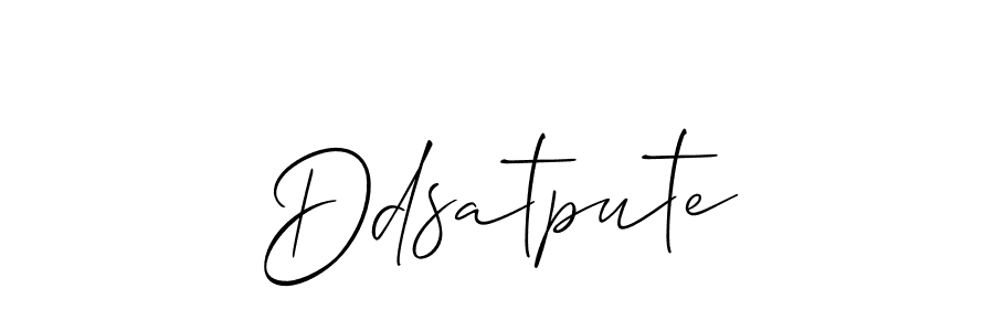 How to Draw Ddsatpute signature style? Allison_Script is a latest design signature styles for name Ddsatpute. Ddsatpute signature style 2 images and pictures png