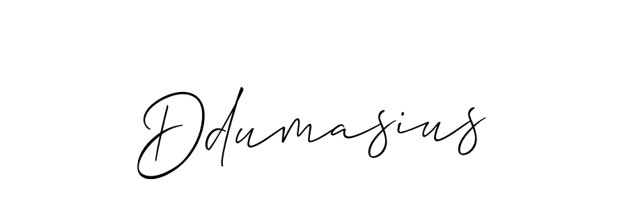 Allison_Script is a professional signature style that is perfect for those who want to add a touch of class to their signature. It is also a great choice for those who want to make their signature more unique. Get Ddumasius name to fancy signature for free. Ddumasius signature style 2 images and pictures png