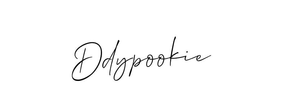 How to make Ddypookie signature? Allison_Script is a professional autograph style. Create handwritten signature for Ddypookie name. Ddypookie signature style 2 images and pictures png