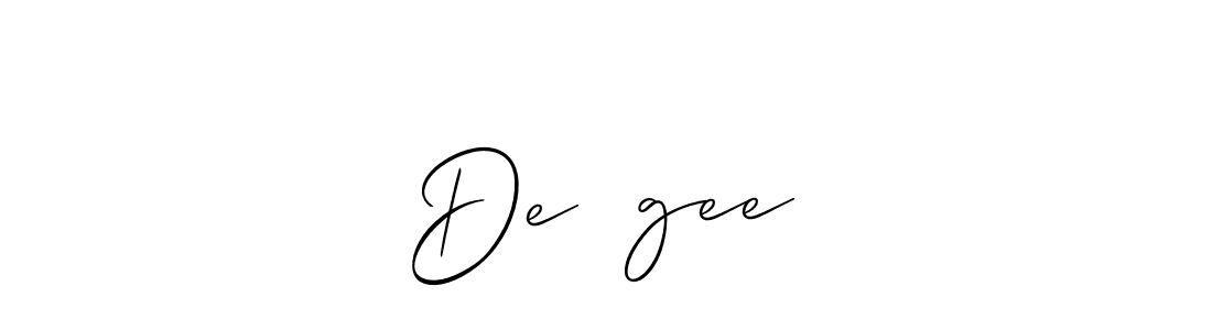 How to make Deستgeeر signature? Allison_Script is a professional autograph style. Create handwritten signature for Deستgeeر name. Deستgeeر signature style 2 images and pictures png