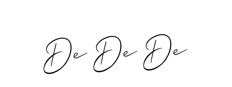 This is the best signature style for the De De De name. Also you like these signature font (Allison_Script). Mix name signature. De De De signature style 2 images and pictures png