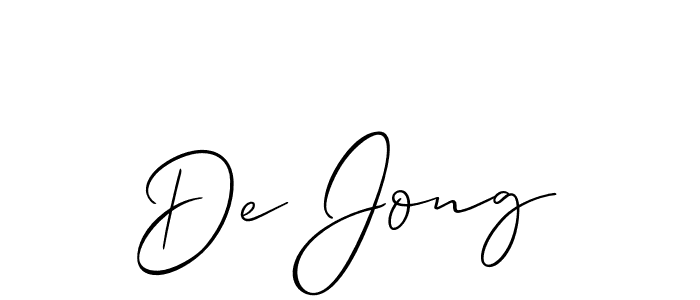 You can use this online signature creator to create a handwritten signature for the name De Jong. This is the best online autograph maker. De Jong signature style 2 images and pictures png