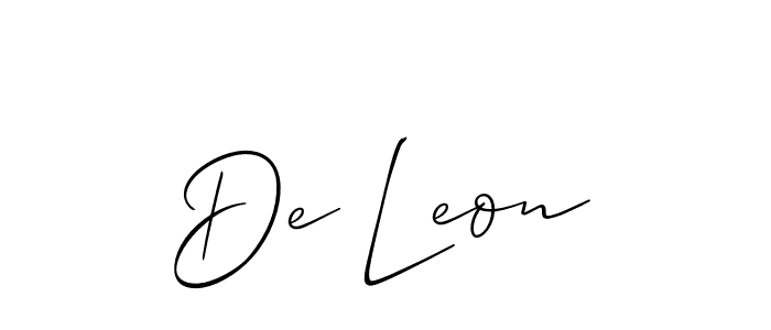 You can use this online signature creator to create a handwritten signature for the name De Leon. This is the best online autograph maker. De Leon signature style 2 images and pictures png