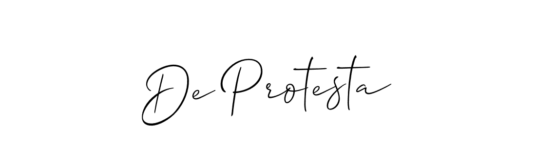 Once you've used our free online signature maker to create your best signature Allison_Script style, it's time to enjoy all of the benefits that De Protesta name signing documents. De Protesta signature style 2 images and pictures png