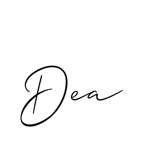 Dea stylish signature style. Best Handwritten Sign (Allison_Script) for my name. Handwritten Signature Collection Ideas for my name Dea. Dea signature style 2 images and pictures png