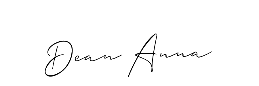 It looks lik you need a new signature style for name Dean Anna. Design unique handwritten (Allison_Script) signature with our free signature maker in just a few clicks. Dean Anna signature style 2 images and pictures png