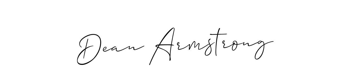How to Draw Dean Armstrong signature style? Allison_Script is a latest design signature styles for name Dean Armstrong. Dean Armstrong signature style 2 images and pictures png