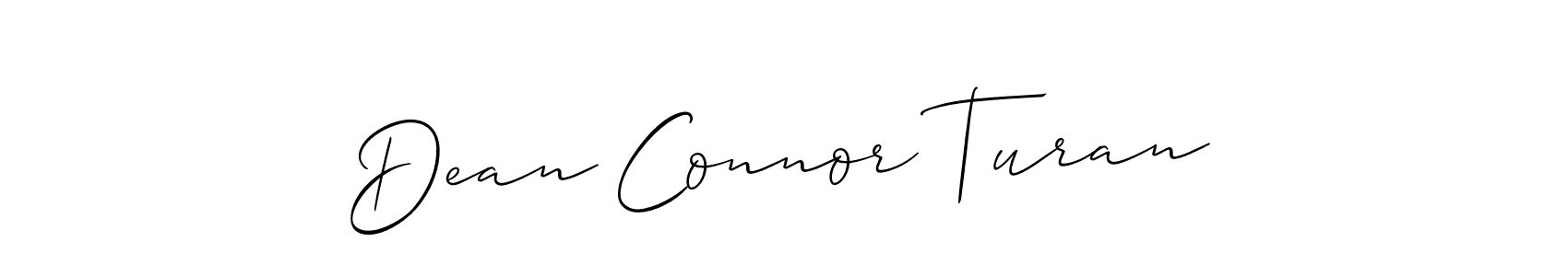 Also You can easily find your signature by using the search form. We will create Dean Connor Turan name handwritten signature images for you free of cost using Allison_Script sign style. Dean Connor Turan signature style 2 images and pictures png