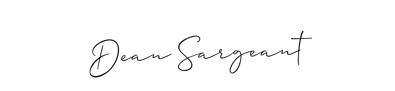 How to Draw Dean Sargeant signature style? Allison_Script is a latest design signature styles for name Dean Sargeant. Dean Sargeant signature style 2 images and pictures png