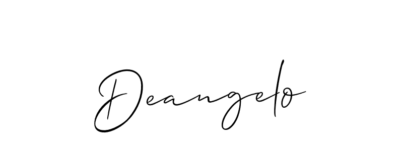 Best and Professional Signature Style for Deangelo. Allison_Script Best Signature Style Collection. Deangelo signature style 2 images and pictures png