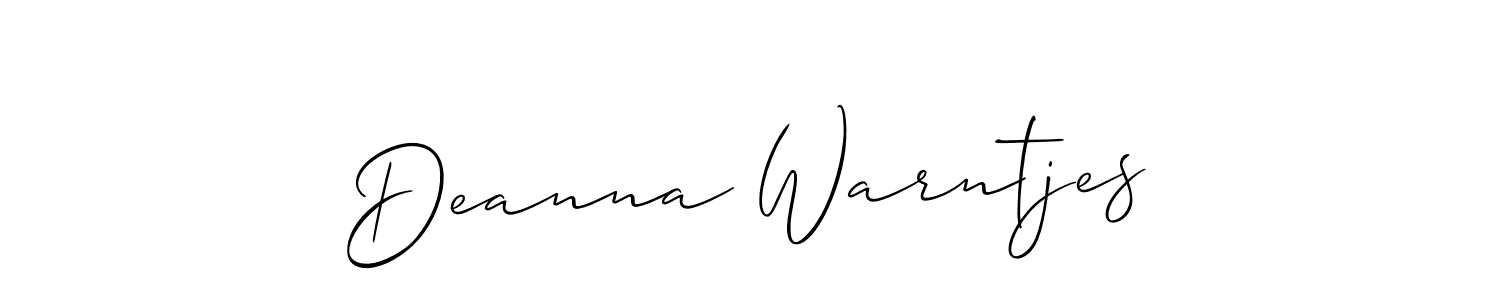 See photos of Deanna Warntjes official signature by Spectra . Check more albums & portfolios. Read reviews & check more about Allison_Script font. Deanna Warntjes signature style 2 images and pictures png