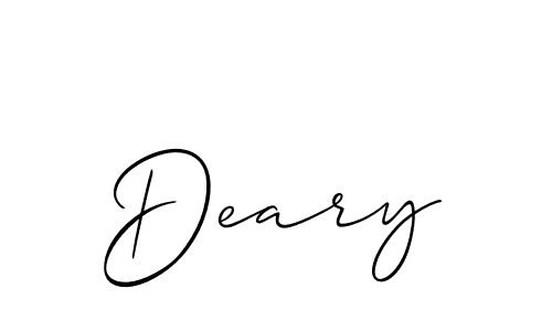 See photos of Deary official signature by Spectra . Check more albums & portfolios. Read reviews & check more about Allison_Script font. Deary signature style 2 images and pictures png