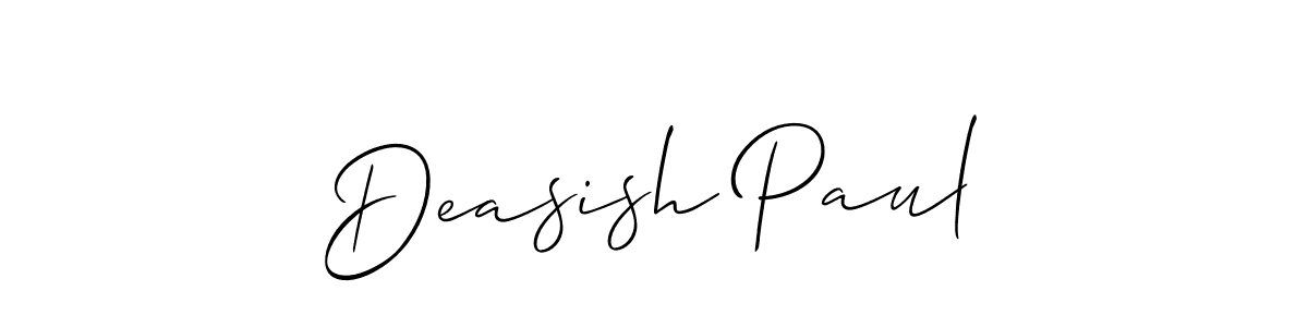 Make a beautiful signature design for name Deasish Paul. Use this online signature maker to create a handwritten signature for free. Deasish Paul signature style 2 images and pictures png