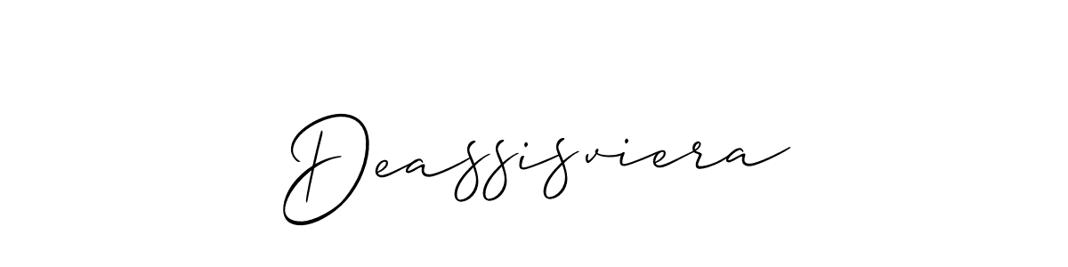 Best and Professional Signature Style for Deassisviera. Allison_Script Best Signature Style Collection. Deassisviera signature style 2 images and pictures png