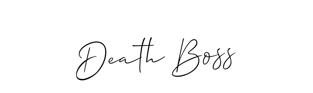 Best and Professional Signature Style for Death Boss. Allison_Script Best Signature Style Collection. Death Boss signature style 2 images and pictures png