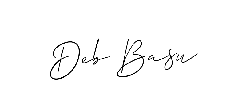 Check out images of Autograph of Deb Basu name. Actor Deb Basu Signature Style. Allison_Script is a professional sign style online. Deb Basu signature style 2 images and pictures png