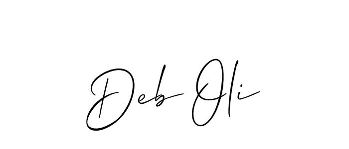 Here are the top 10 professional signature styles for the name Deb Oli. These are the best autograph styles you can use for your name. Deb Oli signature style 2 images and pictures png