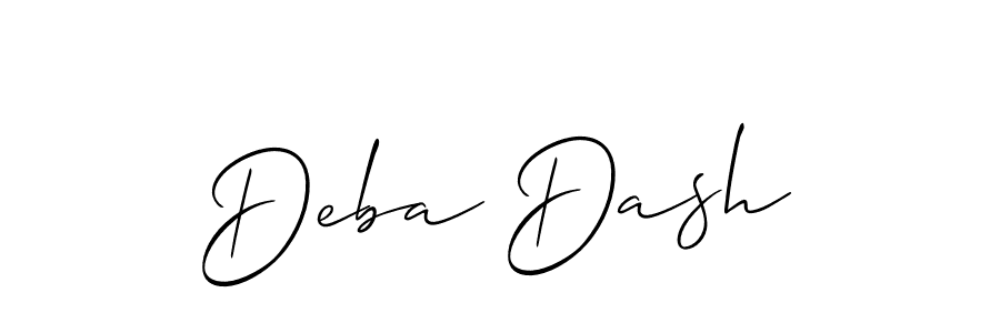 if you are searching for the best signature style for your name Deba Dash. so please give up your signature search. here we have designed multiple signature styles  using Allison_Script. Deba Dash signature style 2 images and pictures png