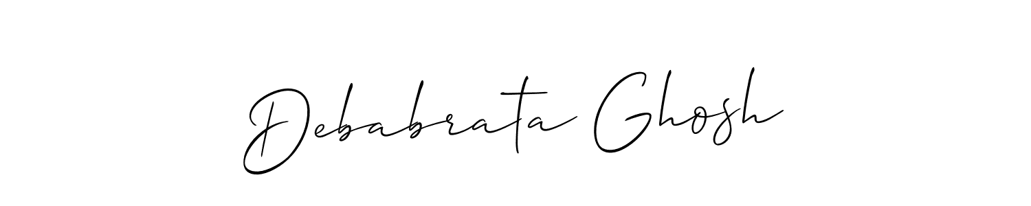Debabrata Ghosh stylish signature style. Best Handwritten Sign (Allison_Script) for my name. Handwritten Signature Collection Ideas for my name Debabrata Ghosh. Debabrata Ghosh signature style 2 images and pictures png