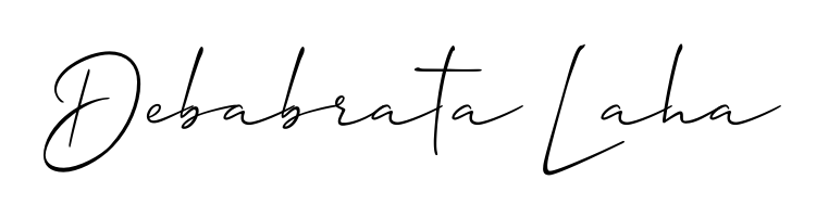 Discover how Debabrata Laha looks in an executive cursive font (Allison_Script). Perfect for legal documents, invoices, and certificates. Debabrata Laha signature style 2 images and pictures png