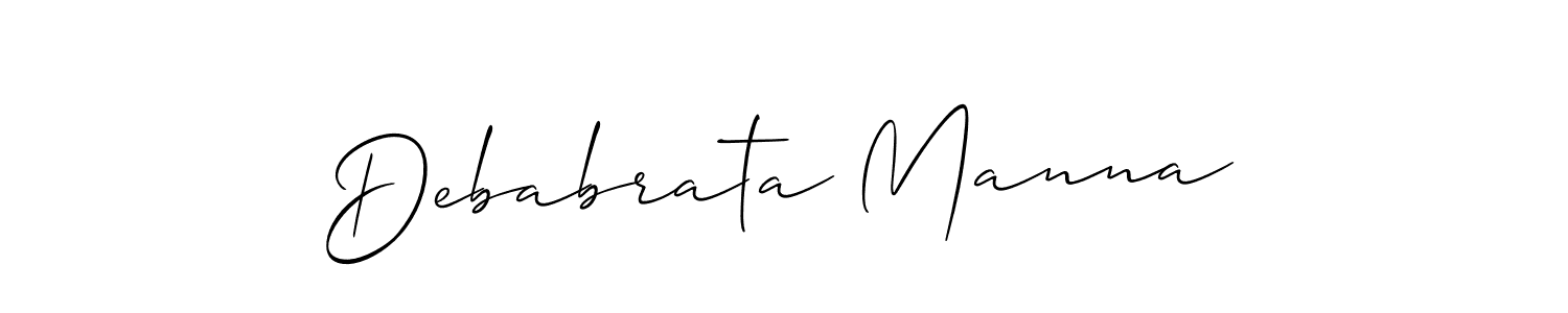 This is the best signature style for the Debabrata Manna name. Also you like these signature font (Allison_Script). Mix name signature. Debabrata Manna signature style 2 images and pictures png