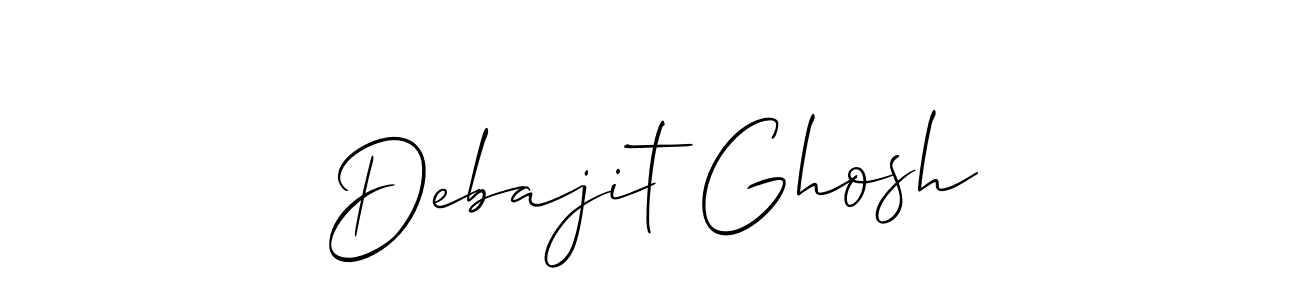 This is the best signature style for the Debajit Ghosh name. Also you like these signature font (Allison_Script). Mix name signature. Debajit Ghosh signature style 2 images and pictures png