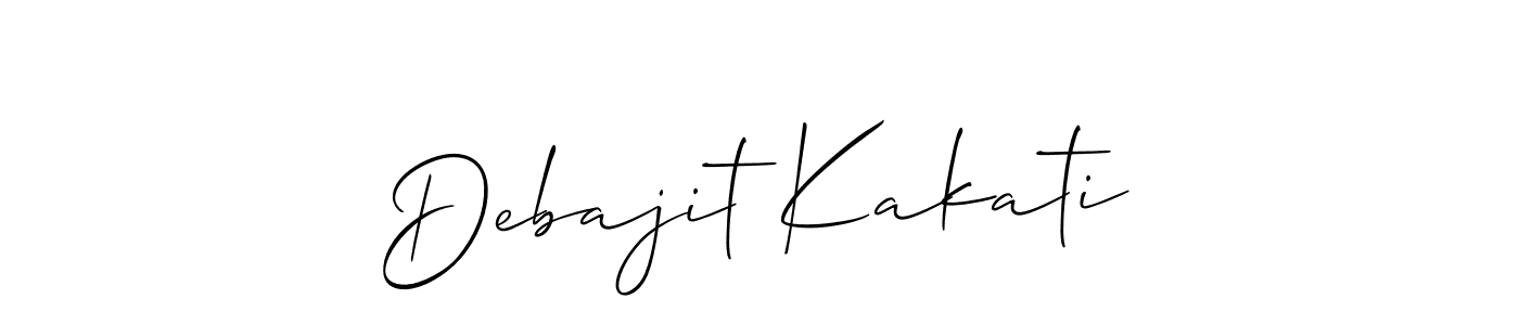 Once you've used our free online signature maker to create your best signature Allison_Script style, it's time to enjoy all of the benefits that Debajit Kakati name signing documents. Debajit Kakati signature style 2 images and pictures png