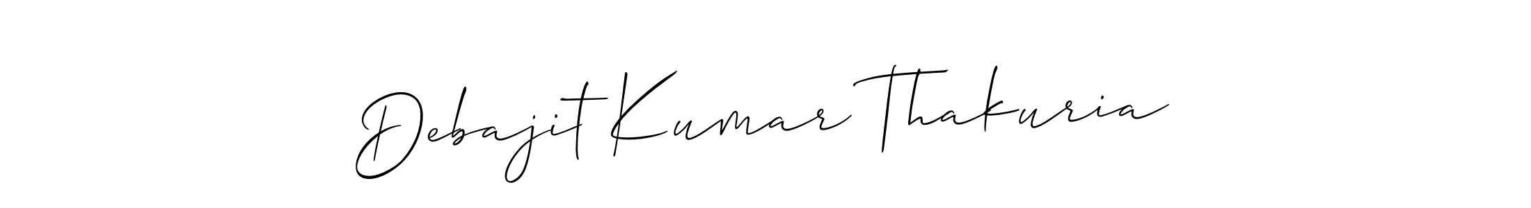 This is the best signature style for the Debajit Kumar Thakuria name. Also you like these signature font (Allison_Script). Mix name signature. Debajit Kumar Thakuria signature style 2 images and pictures png