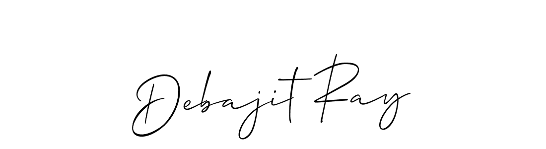 How to make Debajit Ray name signature. Use Allison_Script style for creating short signs online. This is the latest handwritten sign. Debajit Ray signature style 2 images and pictures png