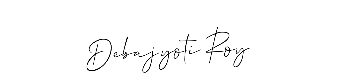 Debajyoti Roy stylish signature style. Best Handwritten Sign (Allison_Script) for my name. Handwritten Signature Collection Ideas for my name Debajyoti Roy. Debajyoti Roy signature style 2 images and pictures png