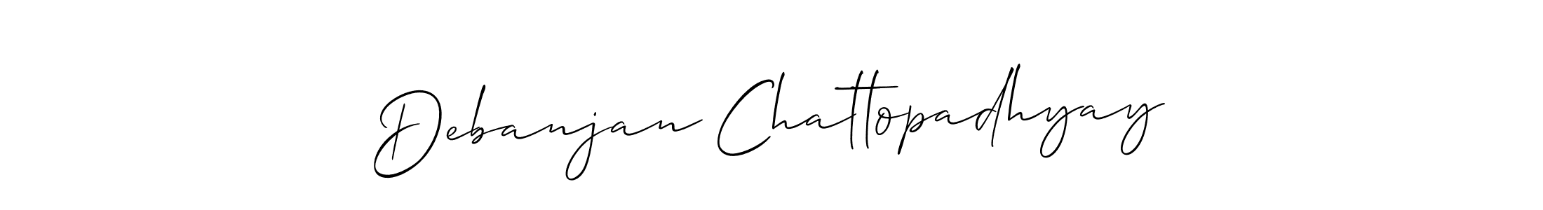 Also You can easily find your signature by using the search form. We will create Debanjan Chattopadhyay name handwritten signature images for you free of cost using Allison_Script sign style. Debanjan Chattopadhyay signature style 2 images and pictures png