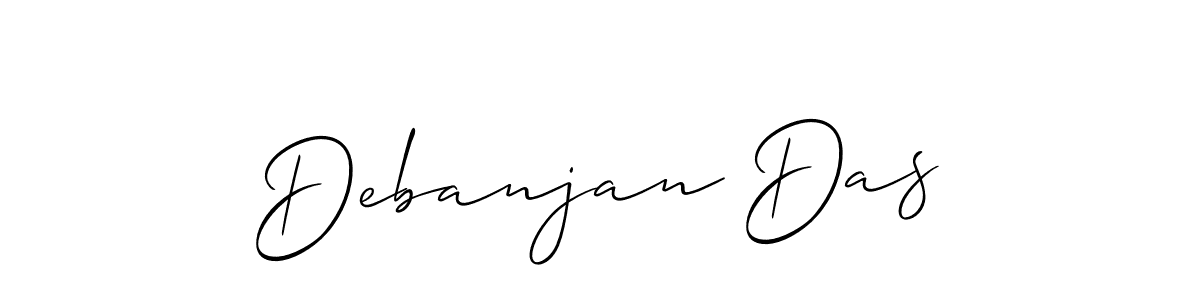 It looks lik you need a new signature style for name Debanjan Das. Design unique handwritten (Allison_Script) signature with our free signature maker in just a few clicks. Debanjan Das signature style 2 images and pictures png
