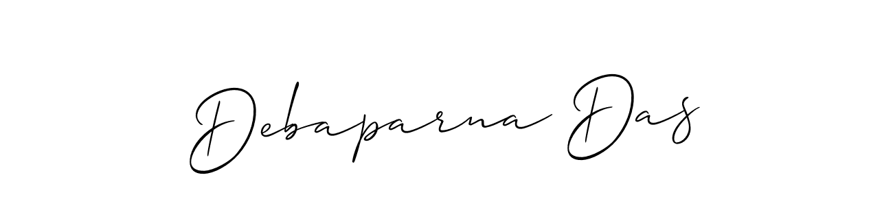 Similarly Allison_Script is the best handwritten signature design. Signature creator online .You can use it as an online autograph creator for name Debaparna Das. Debaparna Das signature style 2 images and pictures png