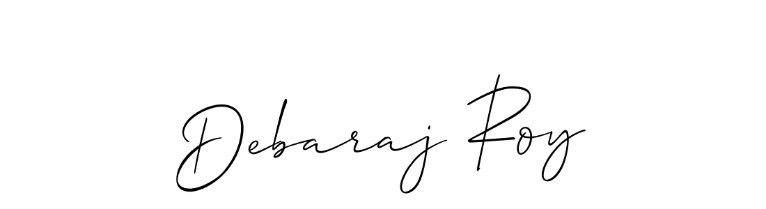 Make a short Debaraj Roy signature style. Manage your documents anywhere anytime using Allison_Script. Create and add eSignatures, submit forms, share and send files easily. Debaraj Roy signature style 2 images and pictures png