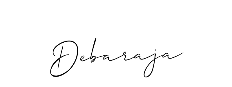 Design your own signature with our free online signature maker. With this signature software, you can create a handwritten (Allison_Script) signature for name Debaraja. Debaraja signature style 2 images and pictures png