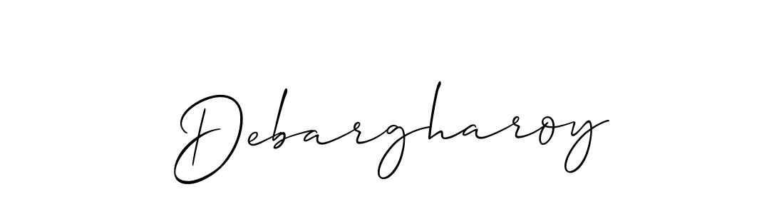 How to Draw Debargharoy signature style? Allison_Script is a latest design signature styles for name Debargharoy. Debargharoy signature style 2 images and pictures png