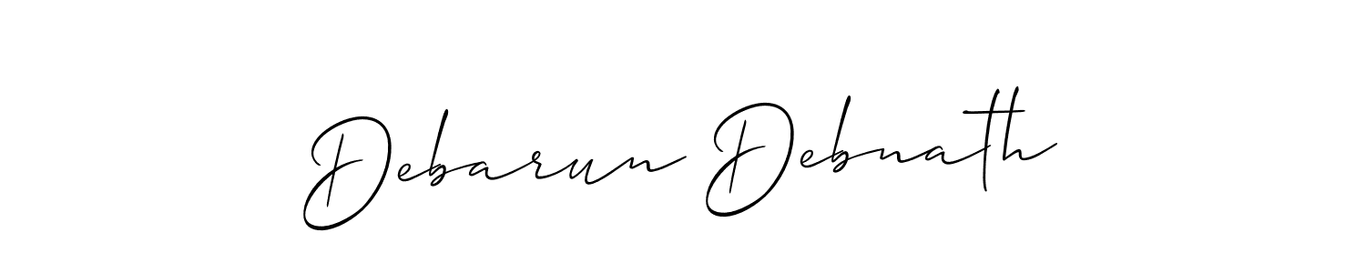 Best and Professional Signature Style for Debarun Debnath. Allison_Script Best Signature Style Collection. Debarun Debnath signature style 2 images and pictures png