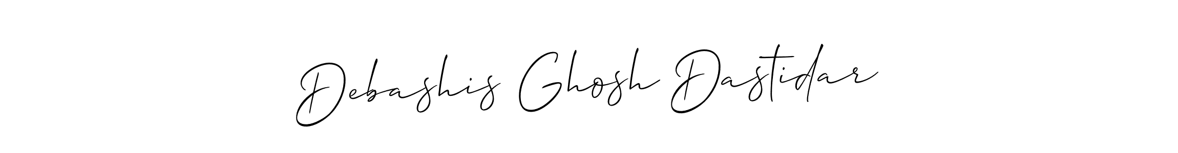 How to make Debashis Ghosh Dastidar signature? Allison_Script is a professional autograph style. Create handwritten signature for Debashis Ghosh Dastidar name. Debashis Ghosh Dastidar signature style 2 images and pictures png