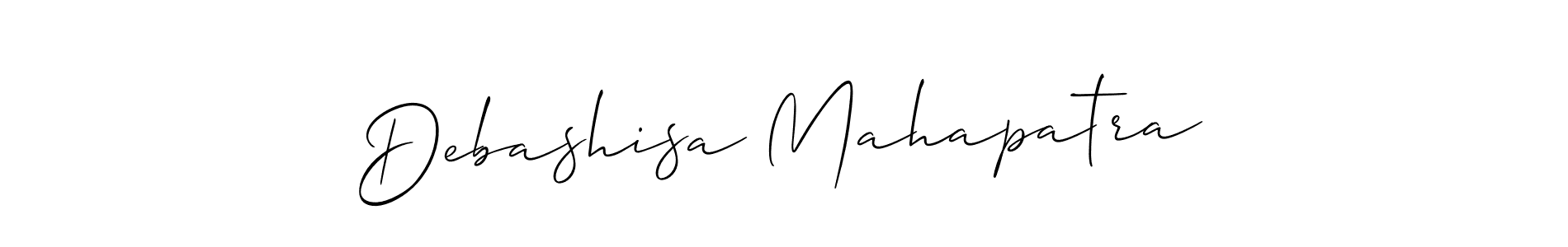 Design your own signature with our free online signature maker. With this signature software, you can create a handwritten (Allison_Script) signature for name Debashisa Mahapatra. Debashisa Mahapatra signature style 2 images and pictures png