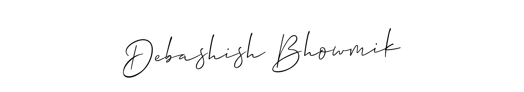 Make a short Debashish Bhowmik signature style. Manage your documents anywhere anytime using Allison_Script. Create and add eSignatures, submit forms, share and send files easily. Debashish Bhowmik signature style 2 images and pictures png