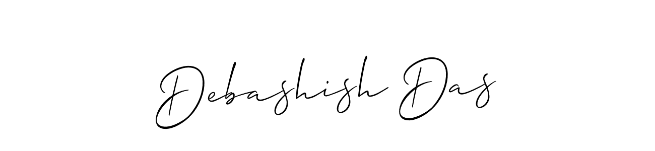 You should practise on your own different ways (Allison_Script) to write your name (Debashish Das) in signature. don't let someone else do it for you. Debashish Das signature style 2 images and pictures png