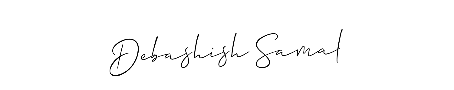 Best and Professional Signature Style for Debashish Samal. Allison_Script Best Signature Style Collection. Debashish Samal signature style 2 images and pictures png