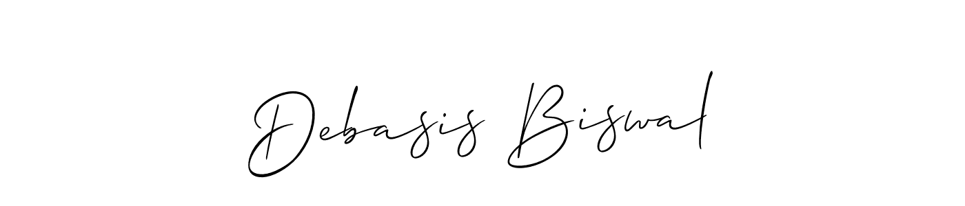Also You can easily find your signature by using the search form. We will create Debasis Biswal name handwritten signature images for you free of cost using Allison_Script sign style. Debasis Biswal signature style 2 images and pictures png