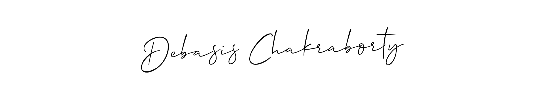 if you are searching for the best signature style for your name Debasis Chakraborty. so please give up your signature search. here we have designed multiple signature styles  using Allison_Script. Debasis Chakraborty signature style 2 images and pictures png